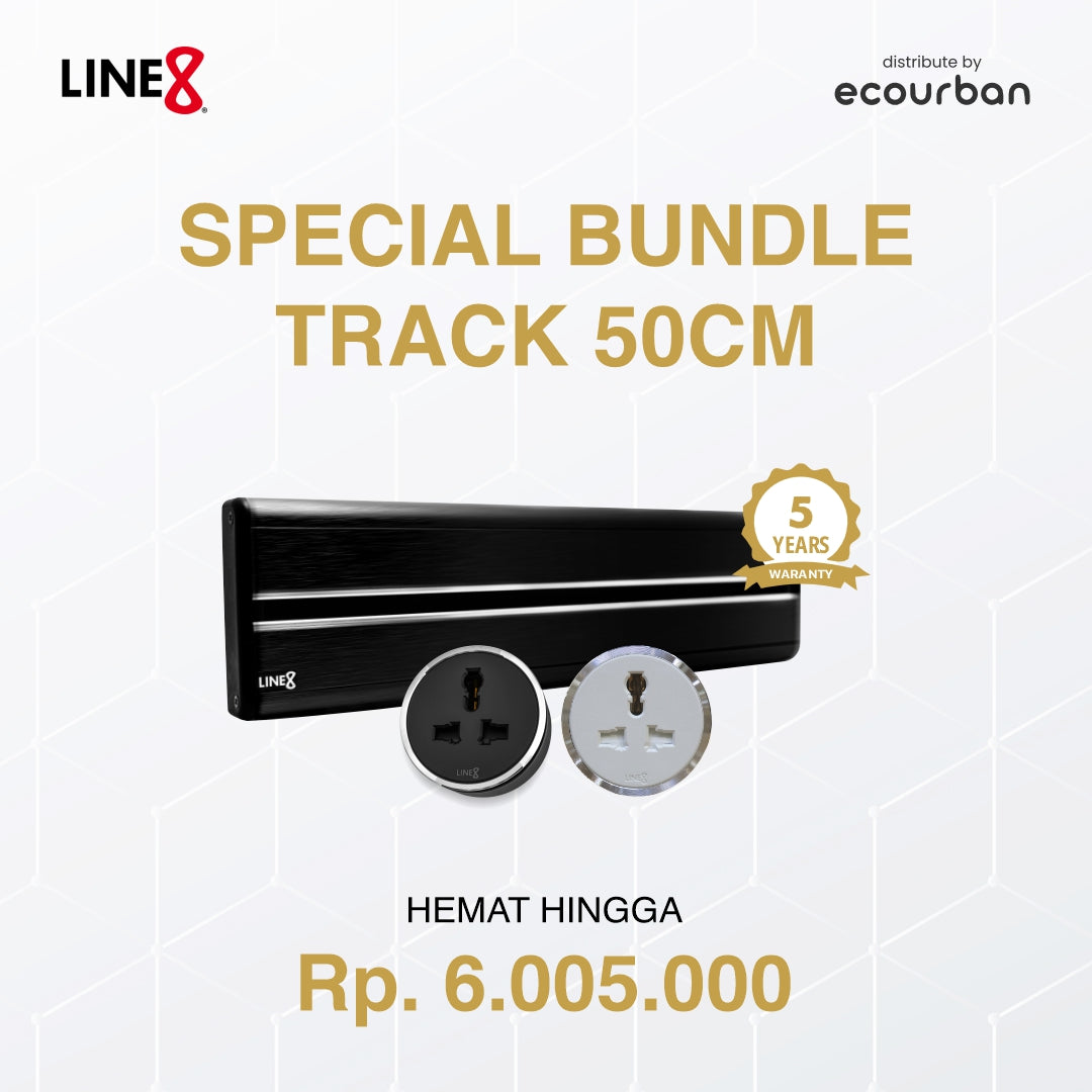Special Bundle Powertrack Line8 ukuran 50cm. Lebih hemat! – Ecourban.id